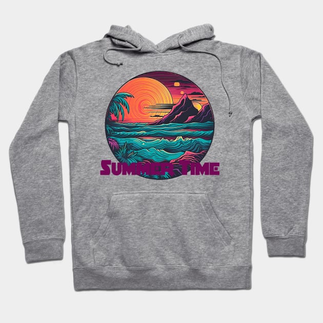 Summer Time 6 Hoodie by DavisDesigns79